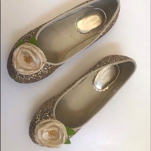 Penny lane flat in gold